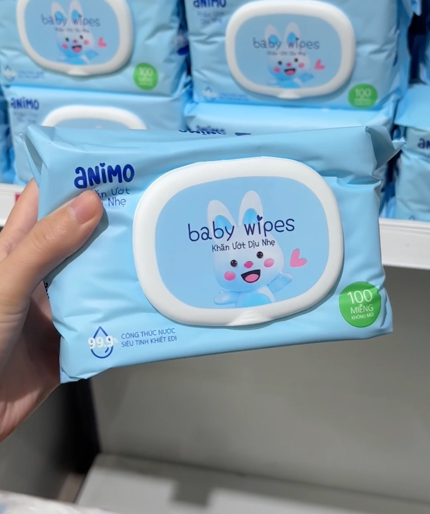 Khăn ướt Animo dành riêng cho em bé