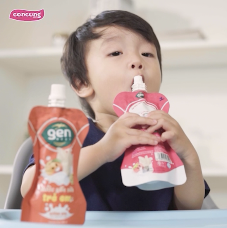 Nước yến sữa trẻ em Gennest hương Đào 105ml