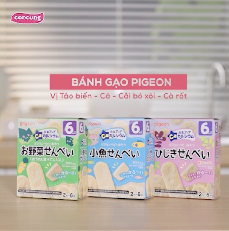 Bánh gạo vị tảo biển Pigeon 25g