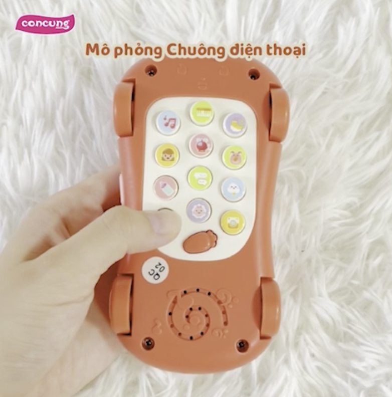 Điện thoại ô tô 2 trong 1 có nhạc, đèn JS056798