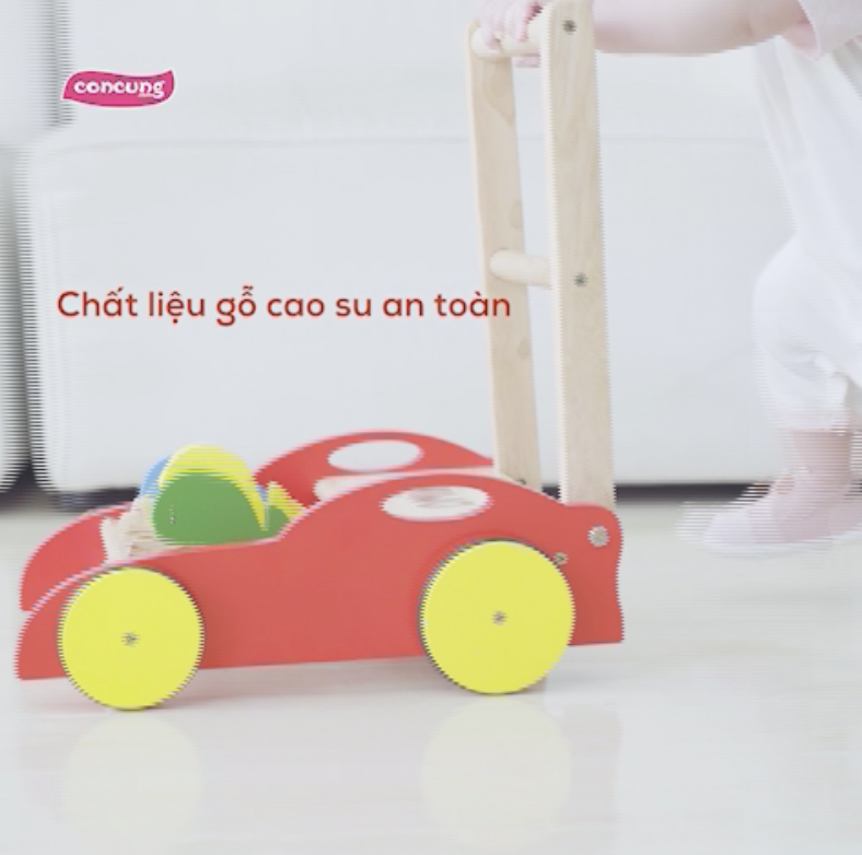 Xe tập đi gỗ cho bé Animo