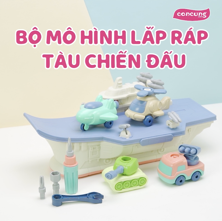 Mô hình sân bay lắp ráp gồm 4 phương tiện nhỏ RFD413922