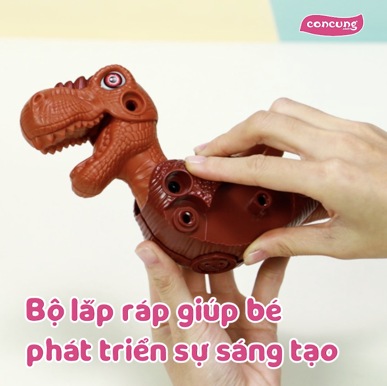 Khủng long bạo chúa lắp ráp kèm tua vít RFD407656