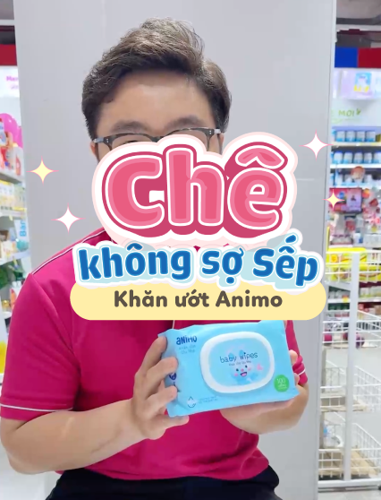 Chê không sợ Sếp - Khăn ướt Animo