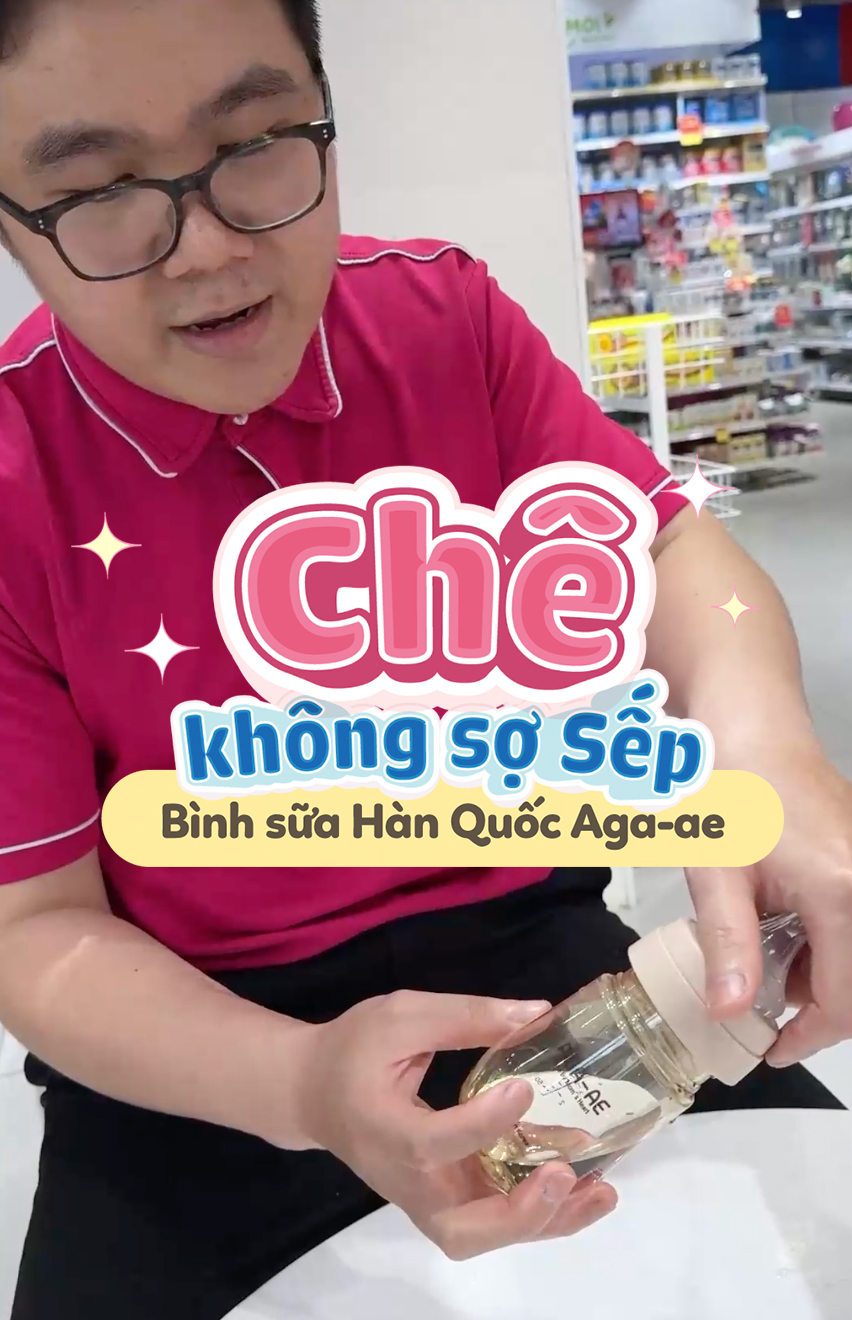 Chê không sợ Sếp - Bình sữa Aga-ae 
