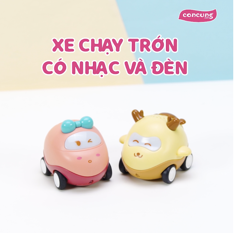 Đồ chơi xe chạy trớn có nhạc và đèn CY271961 (Xanh)