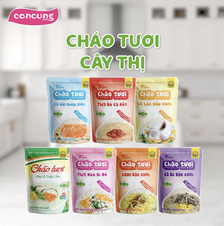 Cháo tươi rau củ thập cẩm