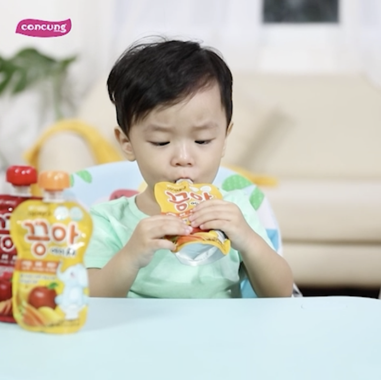 Nước ép trái cây Ivenet Puree B (táo, lê, nho, khoai lang) 80ml