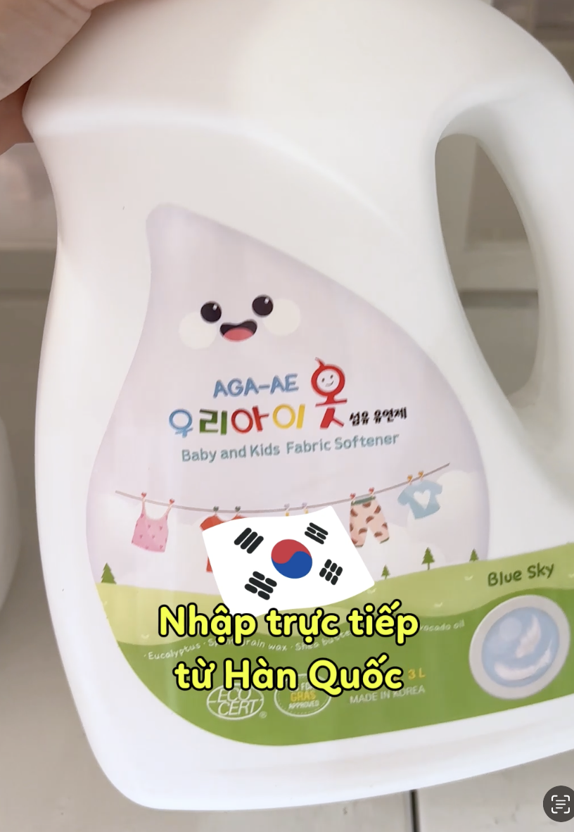 Giặt xả bảo vệ làn da bé