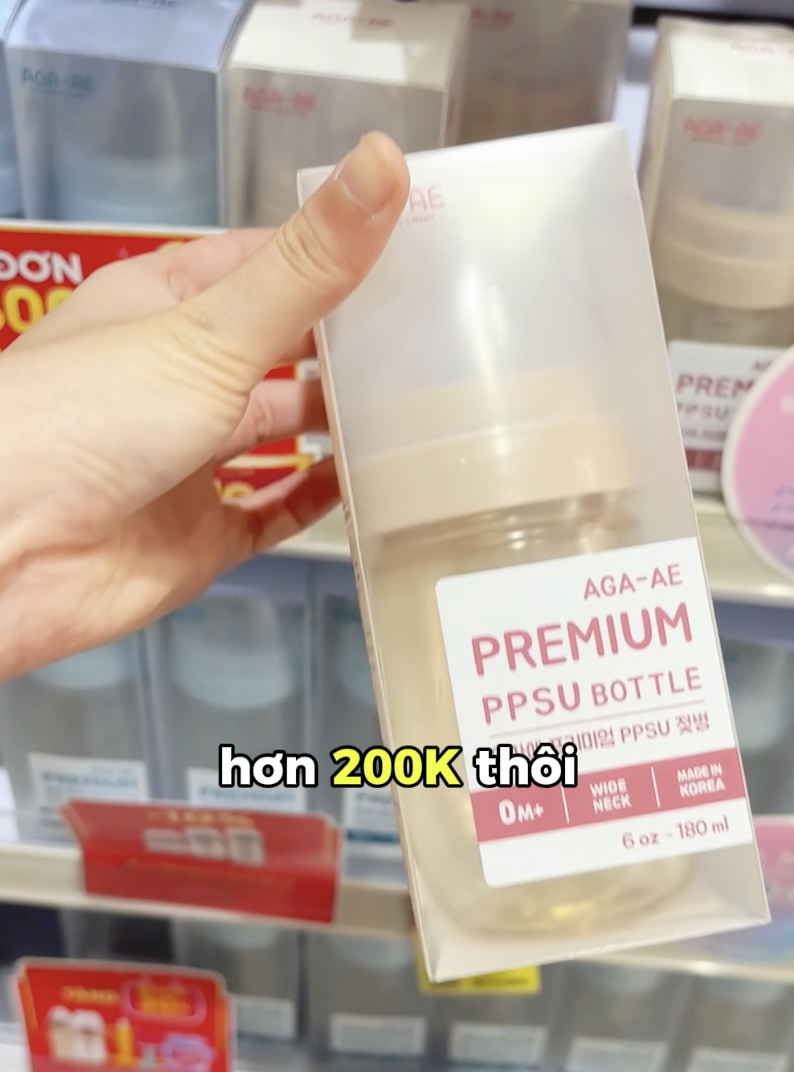 Bình sữa Hàn Quốc giá siêu mềm