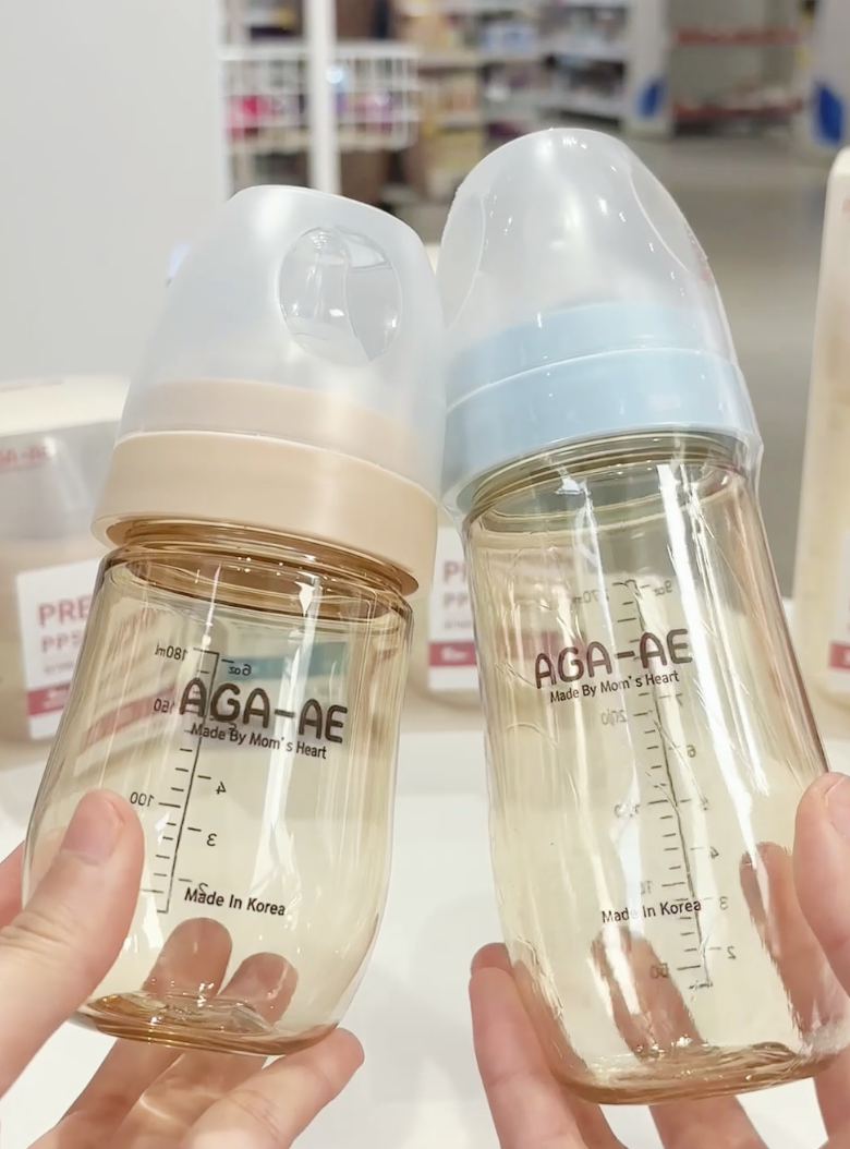 Bình sữa PPSU Hàn Quốc núm ty siêu mềm