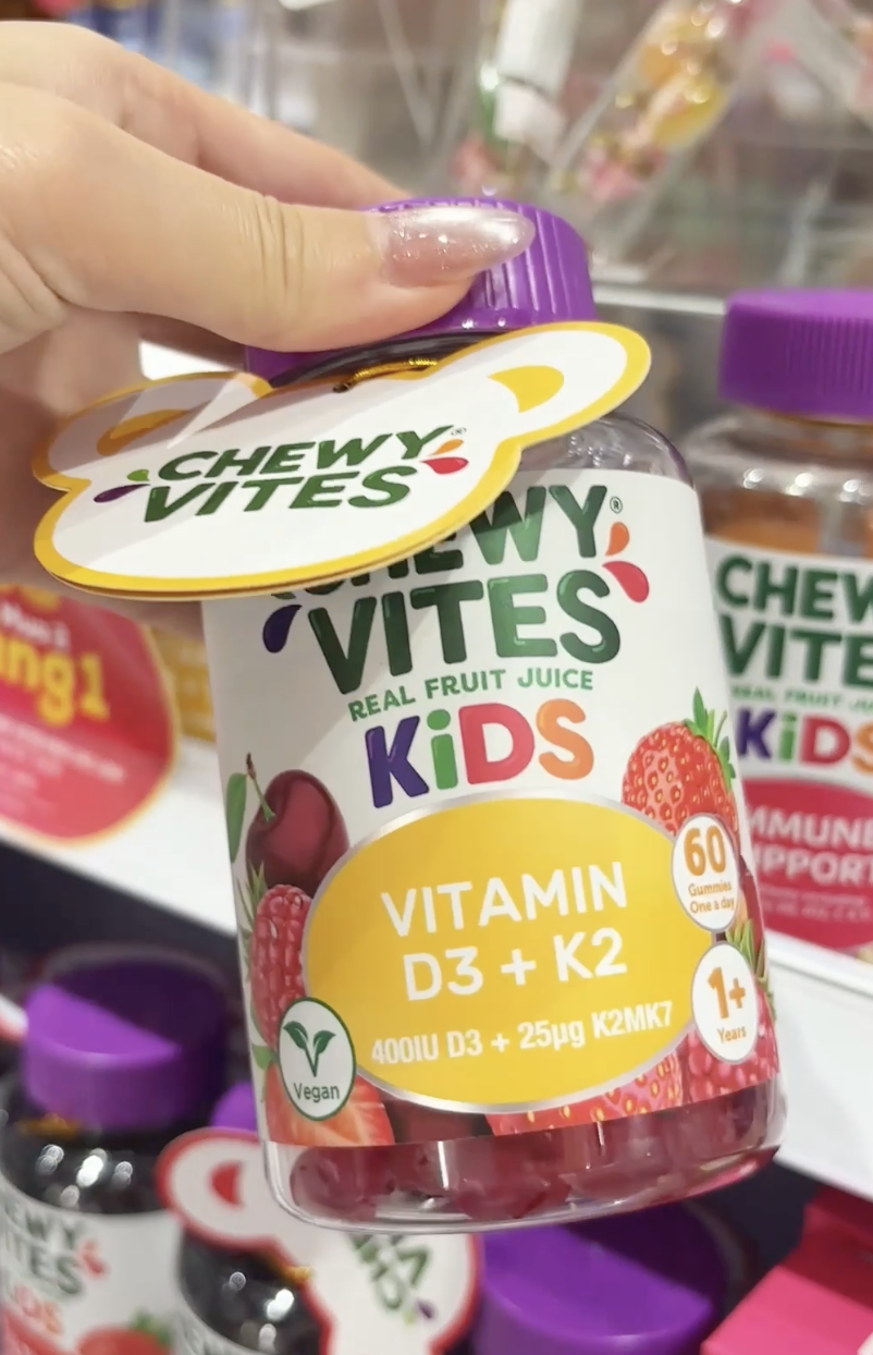 Viên nhai dẻo bổ sung vitamin từ Anh Quốc