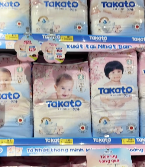 Tã quần Nhật Bản Takato siêu mèm mại
