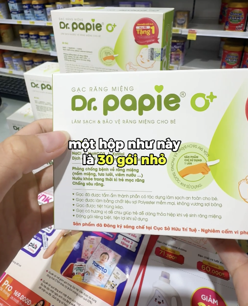 Gạc răng miệng Dr Papie