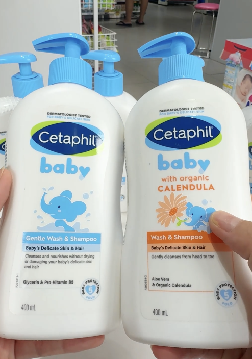 Tắm gội Cetaphil là chân ái cho da nhạy cảm của bé
