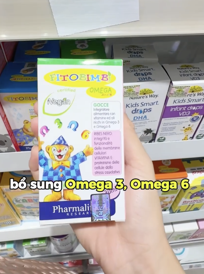 Siro bổ mắt và phát triển trí não Omega-3, Omega-6