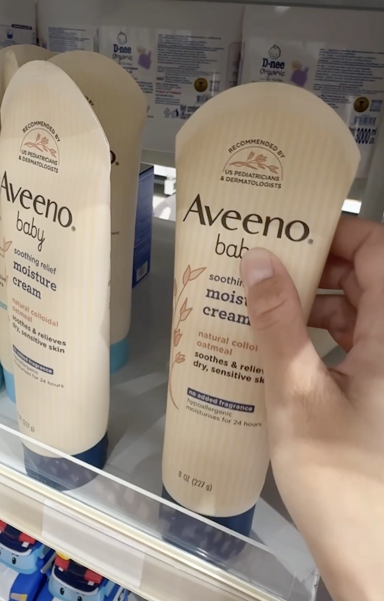 Kem dưỡng da cho bé da khô và nhạy cảm