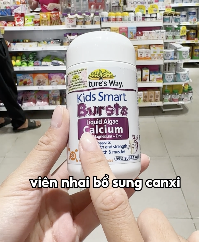 Viên nhai bổ sung canxi