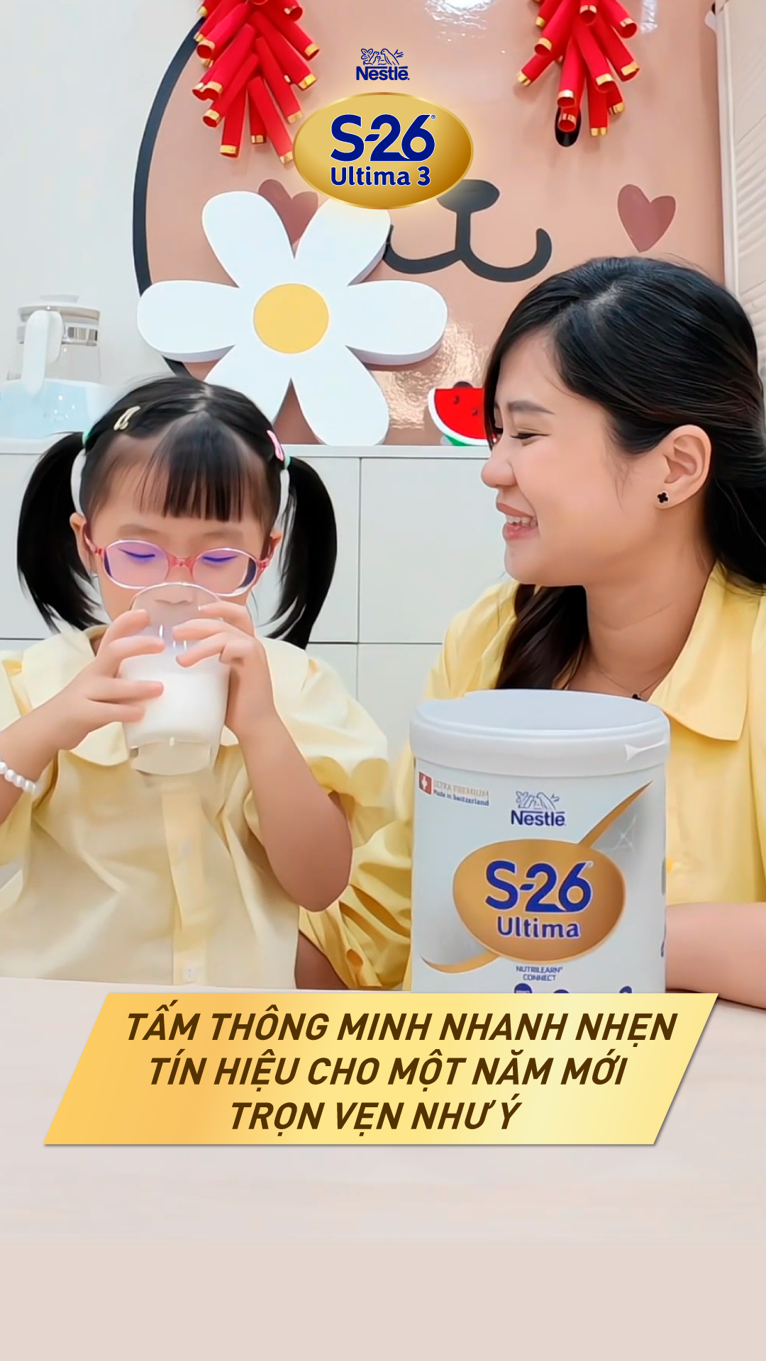Nestle S26 đồng hành giúp bé thông minh nhanh nhẹn