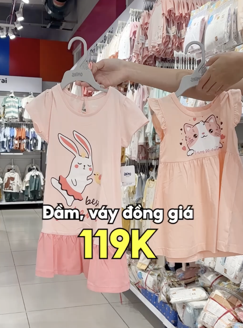 Đầm, váy đồng giá cho các bé gái xinh iuuu