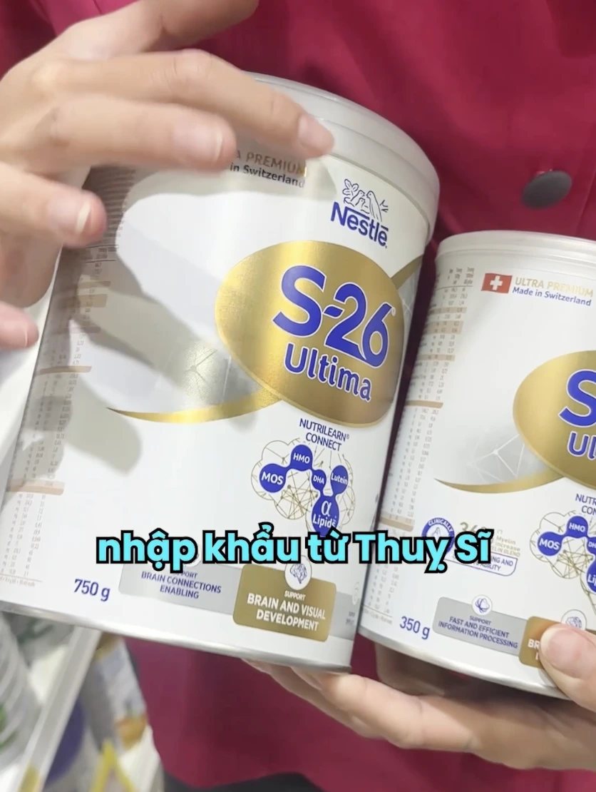 Sữa nhập trực tiếp từ Thuỵ Sỹ