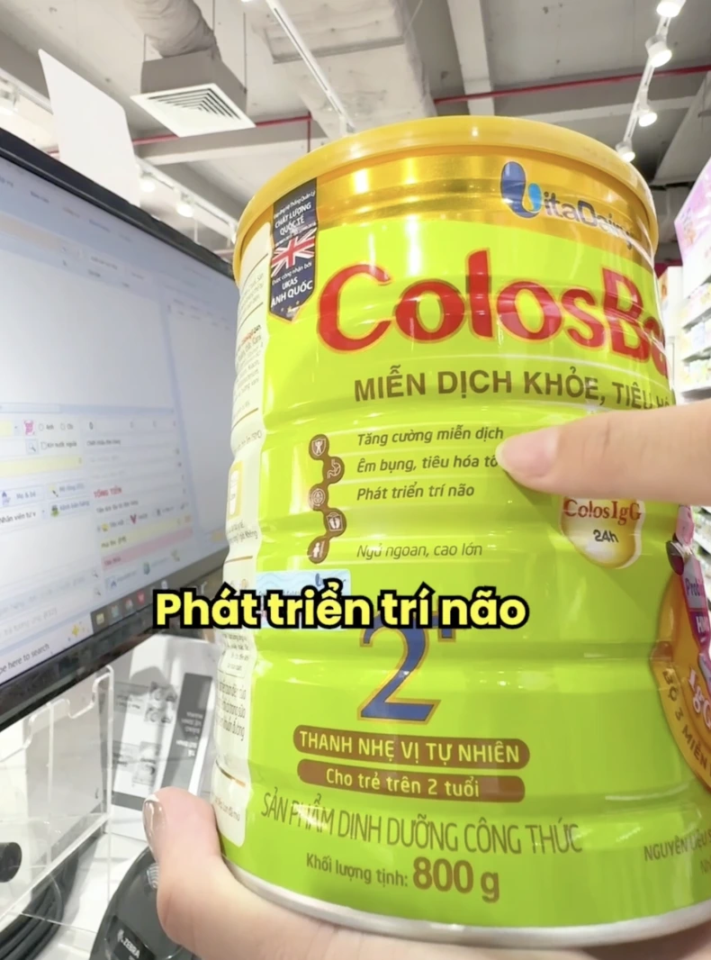 Sữa phát triển toàn diện cho bé