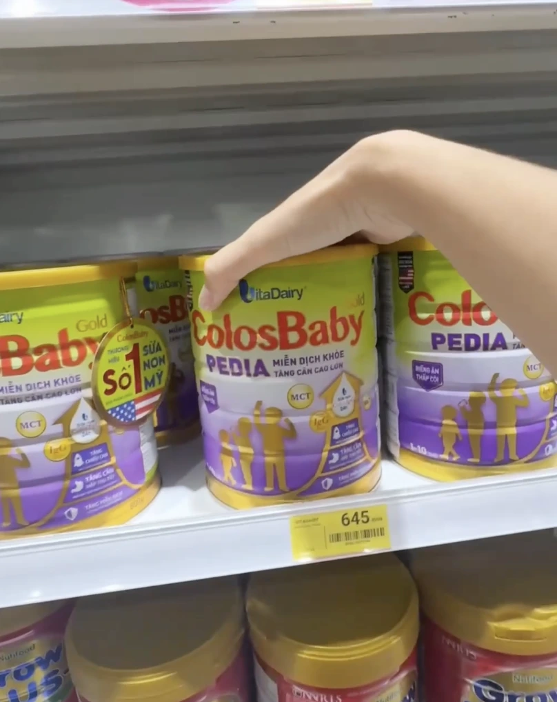 Sữa tăng cường cho con tăng cân cao lớn