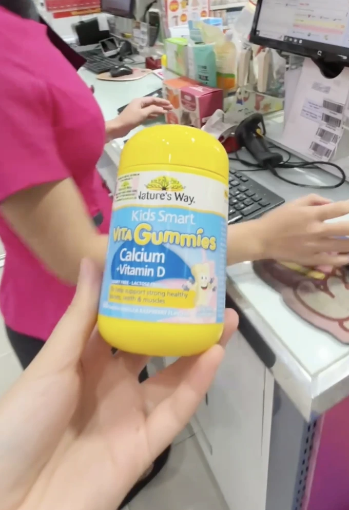 Viên nhai bổ sung Vitamin D và Calcium cho bé