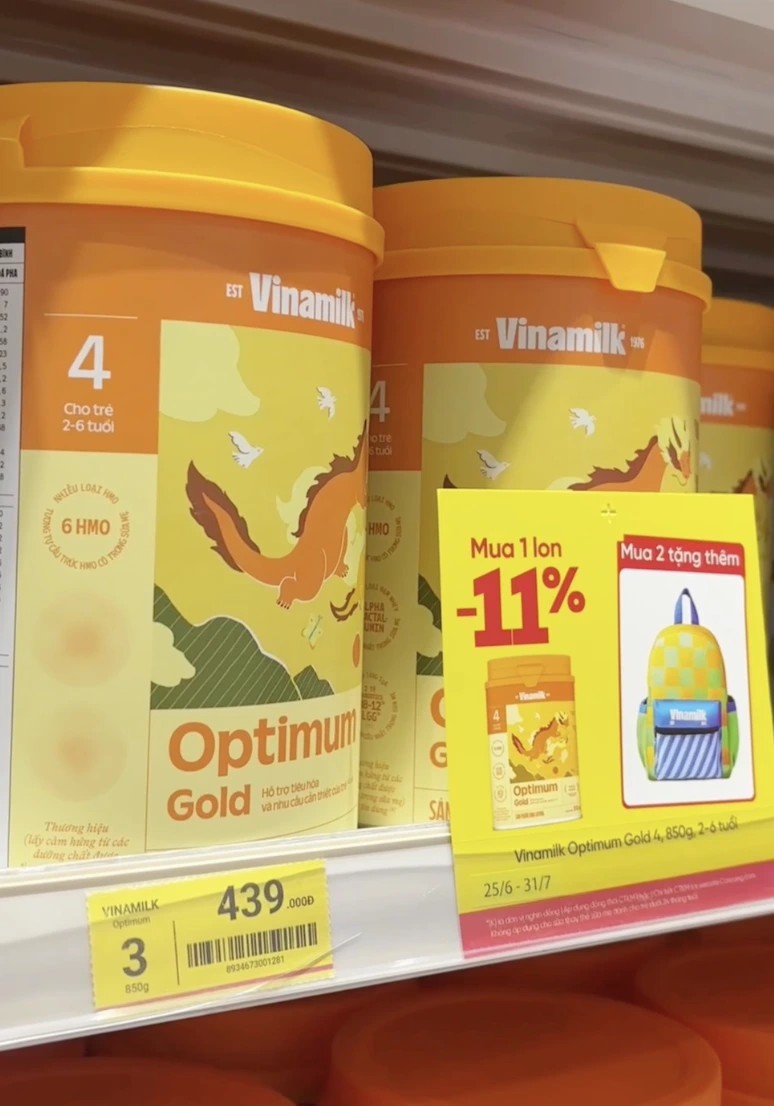 Sữa siêu tiết kiệm thiên về tiêu hoá và tăng đề kháng