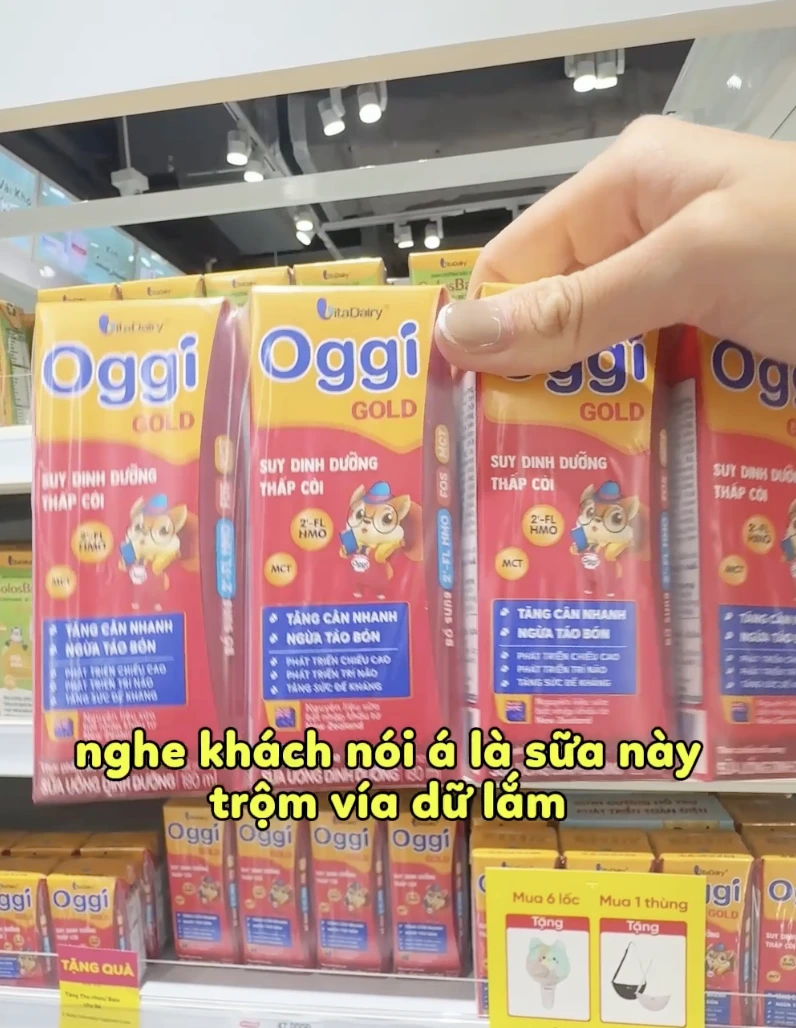Sữa Oggi Gold này toàn bổ sung dưỡng chất xịn