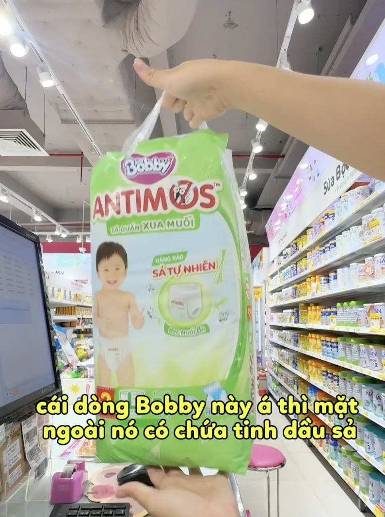 Dòng tã Bobby xua muỗi mới nè các mom ơiii