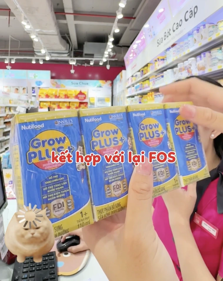 Sữa hộp pha sẵn GrowPLUS xanh vừa tăng đề kháng vừa hỗ trợ tiêu hoá tốt