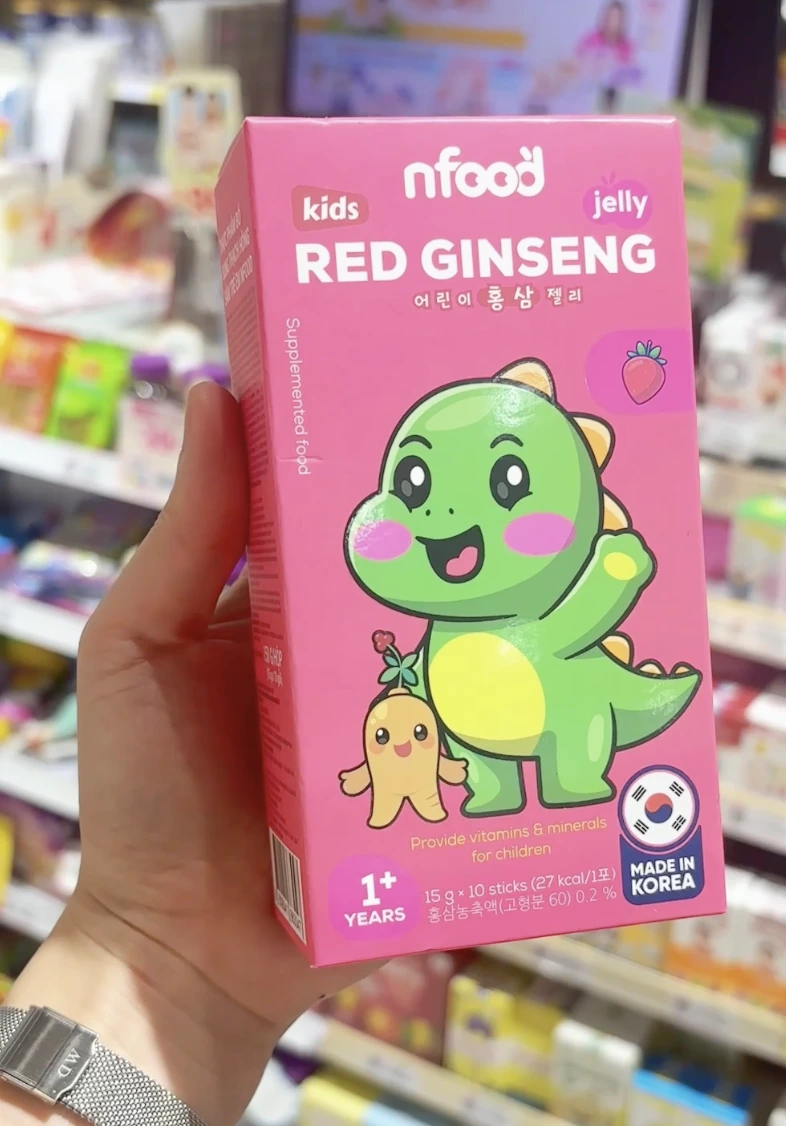 Thực phẩm bổ sung thạch hồng sâm trẻ em NFood