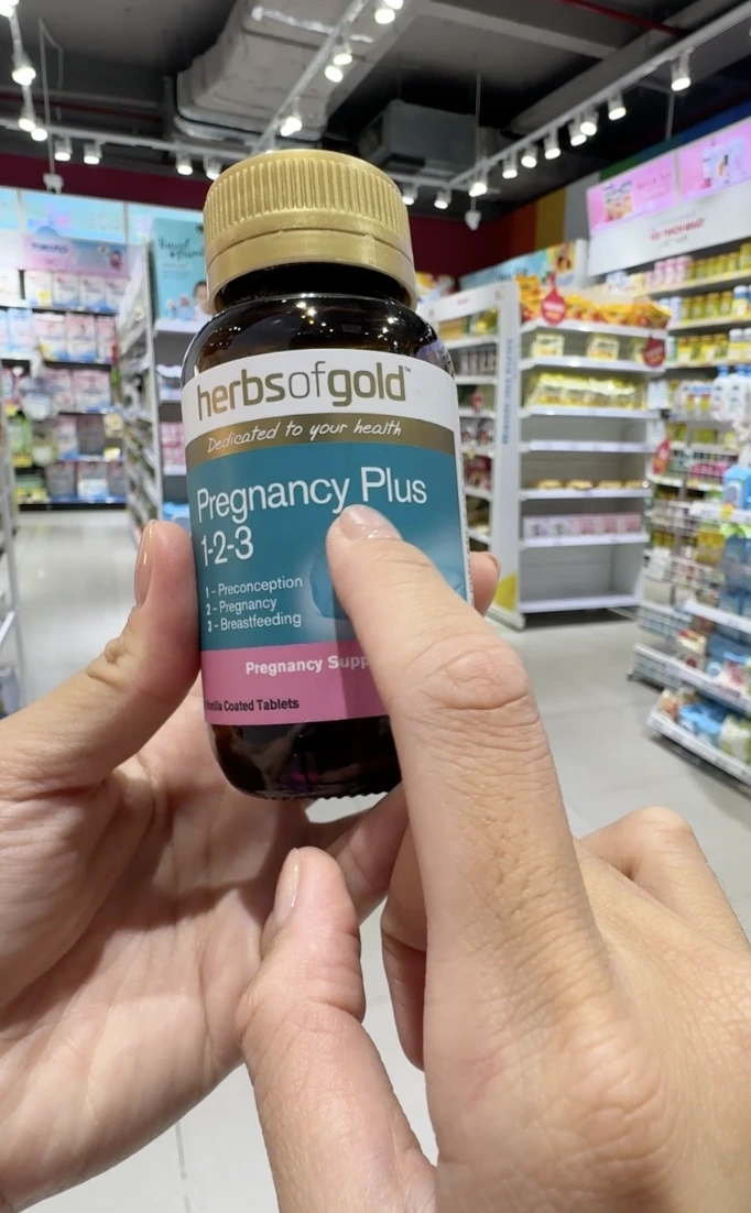 Thực phẩm bảo vệ sức khoẻ Herbs of Gold Pregnancy Plus 1-2-3