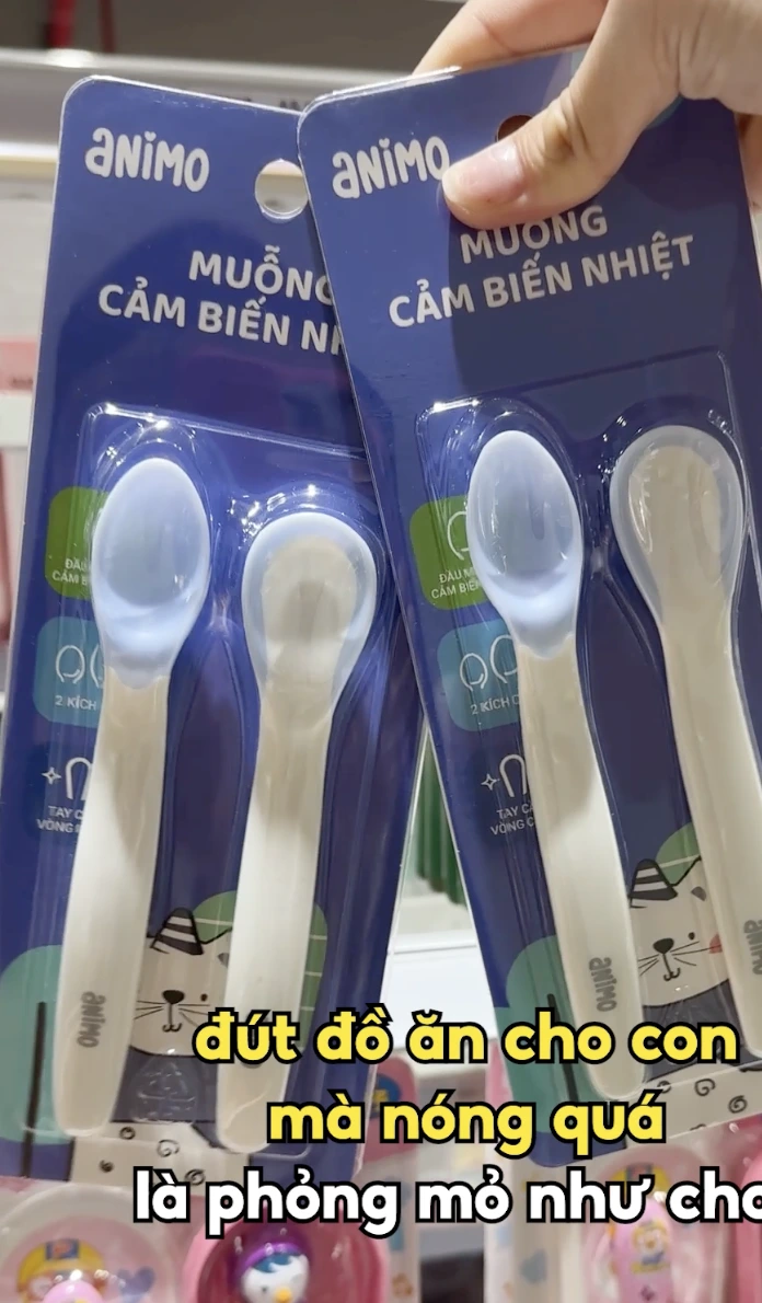 Vỉ 2 muỗng Animo cảm biến nhiệt 