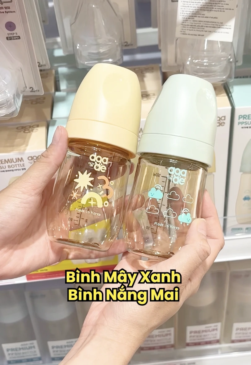 Bình sữa hoạ tiết Aga-ae