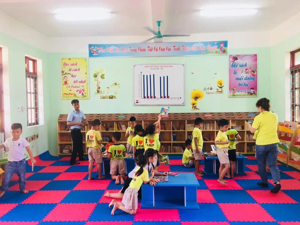 Trường mầm non Paris Đồng Hới nhận trẻ từ 2 - 5 tuổi (Ảnh: Fanpage trường)