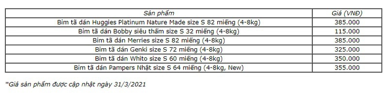 tong-hop-bang-gia-cac-loai-ta-dan-cho-tre